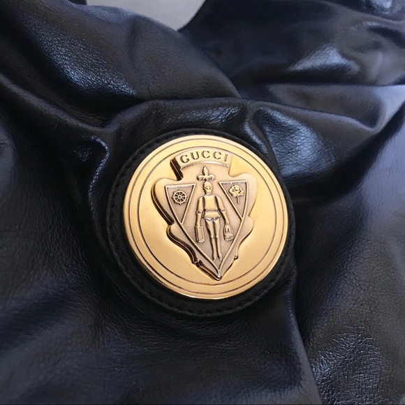 🎭SOLD🎭 Black Leather GUCCI Hysteria & Dust Bag - Picture 3 of 7